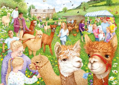 The Alpaca Farm Puzzel 1000 Stukjes