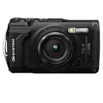 OM System TG-7 black Digitale camera 12 Mpix Zoom optisch: 4 x Zwart Schokbestendig, Waterdicht, 4K video OM System TG-7 black Digitale camera 12 Mpix Zoom optisch: 4 x Zwart Schokbestendig, Waterdicht, 4K video