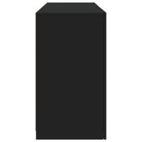Dressoir met LED-verlichting 123x37x67 cm zwart - thumbnail