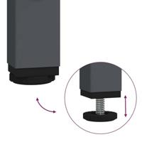 Dressoir 35x39x73,5 cm koudgewalst staal antracietkleurig - thumbnail