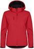 Clique 0200917 Classic Softshell Hoody Lady - Rood - S Clique 0200917 Classic Softshell Hoody Lady - Rood - S