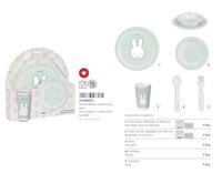 Kinderen servies set Miffy Menta (5 Onderdelen) - thumbnail