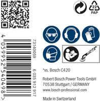 Bosch Accessoires Expert M480 schuurnet voor gipsplaatschuurmachines 225 mm, K180 - 1 stuk(s) - 2608900711 - thumbnail