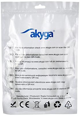 Akyga USB-kabel USB-A stekker, USB-A bus 3.00 m Zwart AK-USB-19 - thumbnail