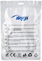 Akyga USB-kabel USB-A stekker, USB-A bus 3.00 m Zwart AK-USB-19 - thumbnail