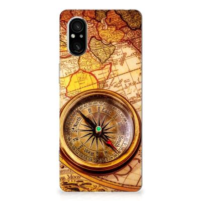 Sony Xperia 5 V | Silliconen Back Cover | Kompas Sony Xperia 5 V | Silliconen Back Cover | Kompas