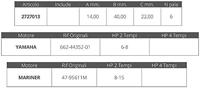 CEF500321 - Impeller 47-95611 Yamaha - thumbnail