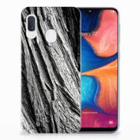 Bumper Hoesje Samsung Galaxy A20e Boomschors Grijs - thumbnail