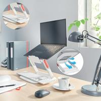 Leitz Ergo verstelbare laptopstandaard, wit - thumbnail