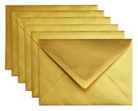 Envelop papicolor c6 114x162mm metallic goud - thumbnail