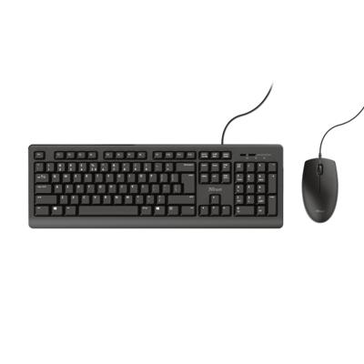 Toetsenbord Trust Trust Zwart Qwerty Spaans - thumbnail