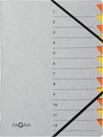 Sorteermap Pagna Easy A4 12 tabs oranje/geel - thumbnail