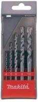 Makita D-72877 D-72877 Steen-spiraalboorset 4 mm, 5 mm, 6 mm, 8 mm, 10 mm Cilinderschacht 1 stuk(s) - thumbnail