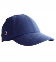 Baseballcap donker blauw 100% katoen - thumbnail