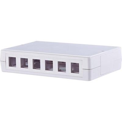 Metz Connect 1309190002KE 6 poorten Netwerkpatchpaneel Zonder connectoren 1 HE Niet ingericht