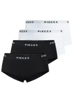 4-Pack Dames shorts - Solid - Katoenen dames onderbroek - Multipack - Voordeelverpakking - thumbnail