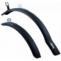 Hebie viper spatbordset 24-28 inch v-brake zwart - thumbnail