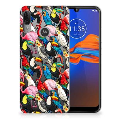 Motorola Moto E6 Plus | TPU Hoesje | Birds Motorola Moto E6 Plus | TPU Hoesje | Birds