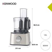 Kenwood FDM 307SS Keukenmachine 2.1L 800W RVS - thumbnail