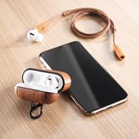 Hama Etui voor Apple AirPods Pro, lederlook, met sportband, bruin - thumbnail
