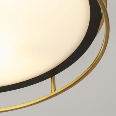Searchlight Design plafondlampPheonix Ø 40cm zwart met goud - 62013-3PB