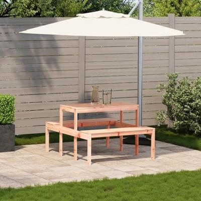 Picknicktafel 110x134x75 cm massief douglashout