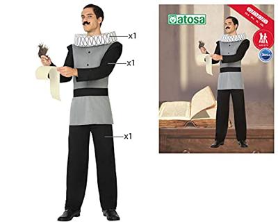 Kostuums voor Volwassenen Th3 Party Zwart (4 Onderdelen) - Maat: XL - Maat: XL