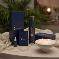 ELEMENT - Kaarsenzand Gift Set - Vanille Geur - 400 gram - Biologisch Geurparfum 15 ml - 30 lontjes 8 cm - 100% Vegan & Navulbaar - thumbnail
