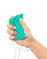 Vileda Glitzi Always Clean Schuursponsen 2 Stuks Geel/Groen - thumbnail
