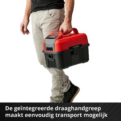 Einhell TE-VC 18/10 Li-Solo Power X-Change 2347160 Nat- en droogzuiger 10 l Einhell TE-VC 18/10 Li-Solo Power X-Change 2347160 Nat- en droogzuiger 10 l