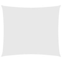 Zonnescherm rechthoekig 2,5x3 m oxford stof wit - thumbnail
