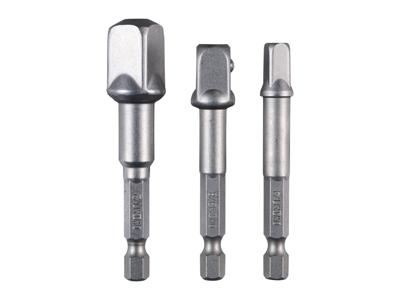 PARKSIDE Bits, bithouder, bitadapter of diepte-aanslagset (Vierkante adapter PVA 4 A1 3-delig)