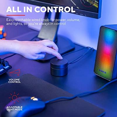 Trust GXT 611 Wezz 2.0 PC Speakerset RGB Zwart - thumbnail
