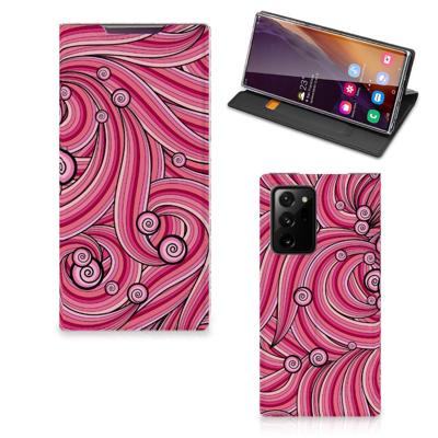 Samsung Galaxy Note 20 Ultra | Bookcase | Swirl Pink