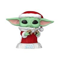 Star Wars The Mandalorian Funko Pop Vinyl: Grogu Holiday - thumbnail