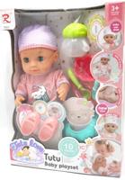 Jonotoys Baby pop tutu love playset met 10 geluidjes - thumbnail