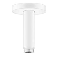 Hansgrohe plafondbevestiging S 100 mm, mat wit - thumbnail