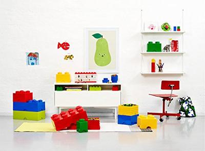 LEGO minidoos 8 noppen, lunchdoosinzet, snackdoos, Zwart