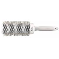 Olivia Garden Wavy Bristles White & Grey Brush Ø55mm - thumbnail