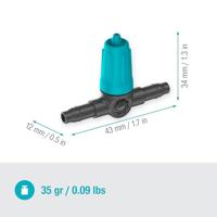 Gardena micro-drip reguleerbare seriedruppelaar 0-15l - thumbnail