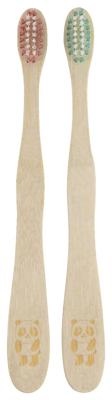 HEMA Kinder Tandenborstels Bamboe - 2 Stuks
