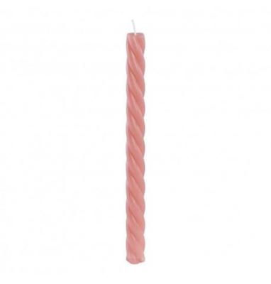 Set Roze Spiraalvormige Kaars (2.2x26cm) Set Roze Spiraalvormige Kaars (2.2x26cm)