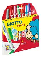 GIOTTO Stiften, d 5 mm, lijndikte 1-3 mm, diverse kleuren, 12 stuk/ 1 doos - thumbnail