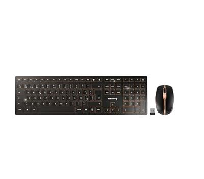Toetsenbord en muis Cherry JD-9100ES-2 Zwart Spaans QWERTY