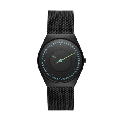 Horlogeband Skagen SKW6874 Mesh/Milanees Zwart 22mm Horlogeband Skagen SKW6874 Mesh/Milanees Zwart 22mm