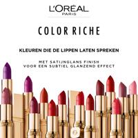 L’Oréal Paris Make-Up Designer Color Riche Satin Lipstick - 226 Rose Glacé - Roze - Verzorgende, Lippenstift Verrijkt met Arganolie - 4,54 gr. - thumbnail