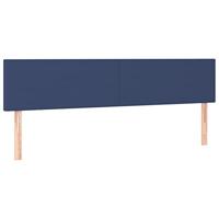 Boxspring met matras stof blauw 180x200 cm - thumbnail