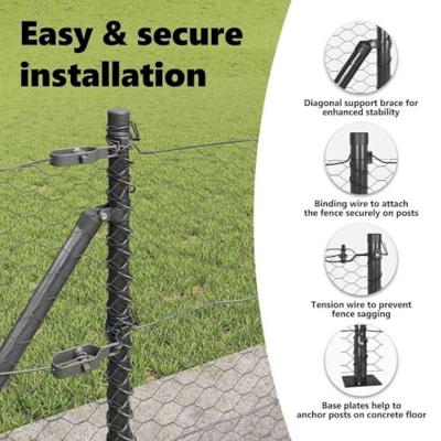 VidaXL Afrasteringspaal grijs 25 x 0,4 m (36 mm gaas) staal en pvc