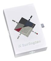 Burlington 2-paar heren sokken - Cadeau verpakking - Gift Box - Katoenen sokken met ruit print - thumbnail