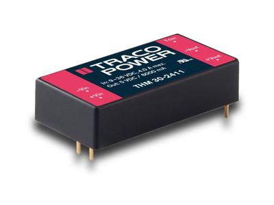 TracoPower THM 30-2422 DC/DC-converter, print 1.25 A 30 W Aantal uitgangen: 2 x Inhoud 1 stuk(s)
